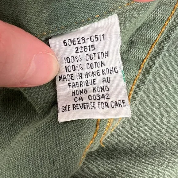 Vintage Levi's Painters Oversized Button Down Up Shirt Light Shacket Relaxed Fit - Picture 6 of 9